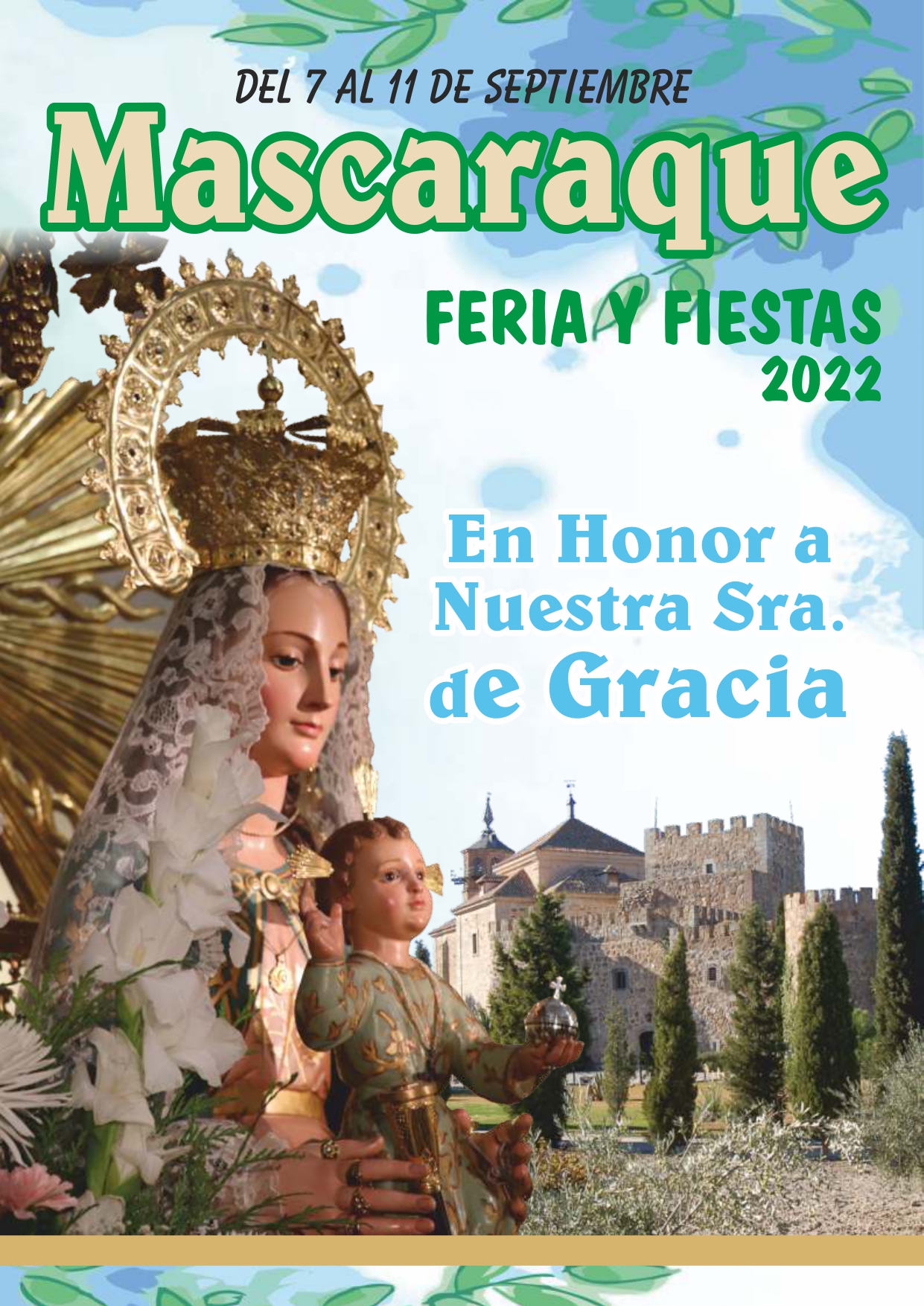 Fiestas patronales en honor de Nuestra Señora de Gracia 2022 Mascaraque